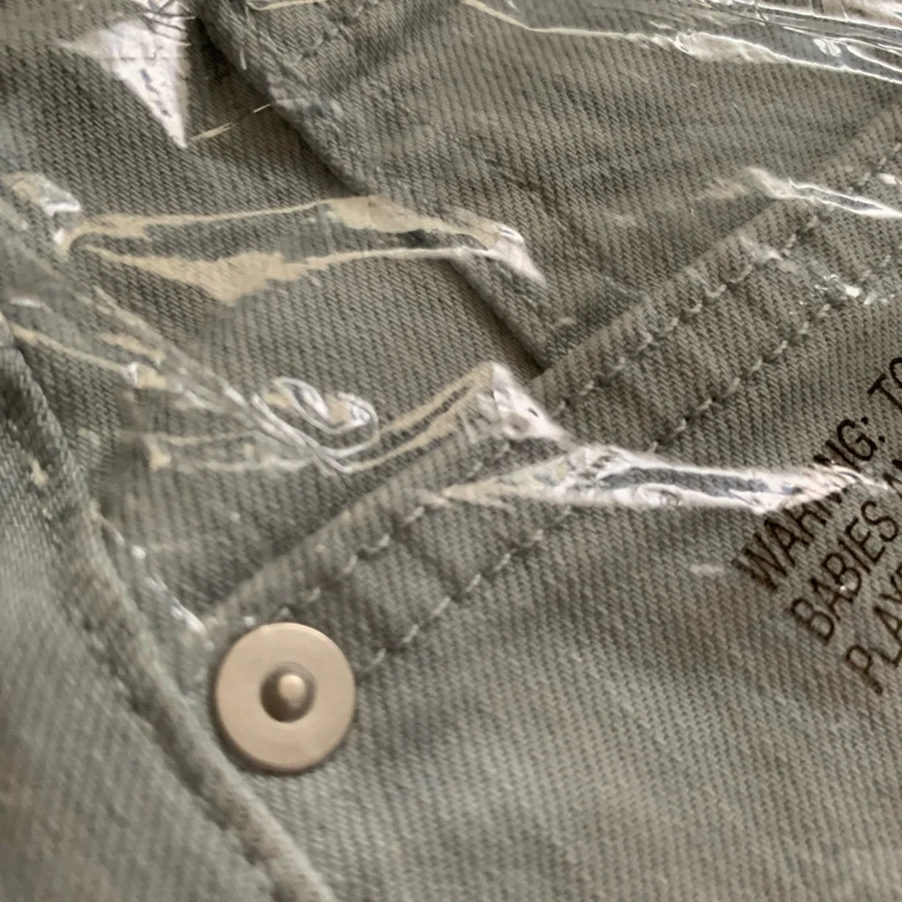 Light wash denim shorts
